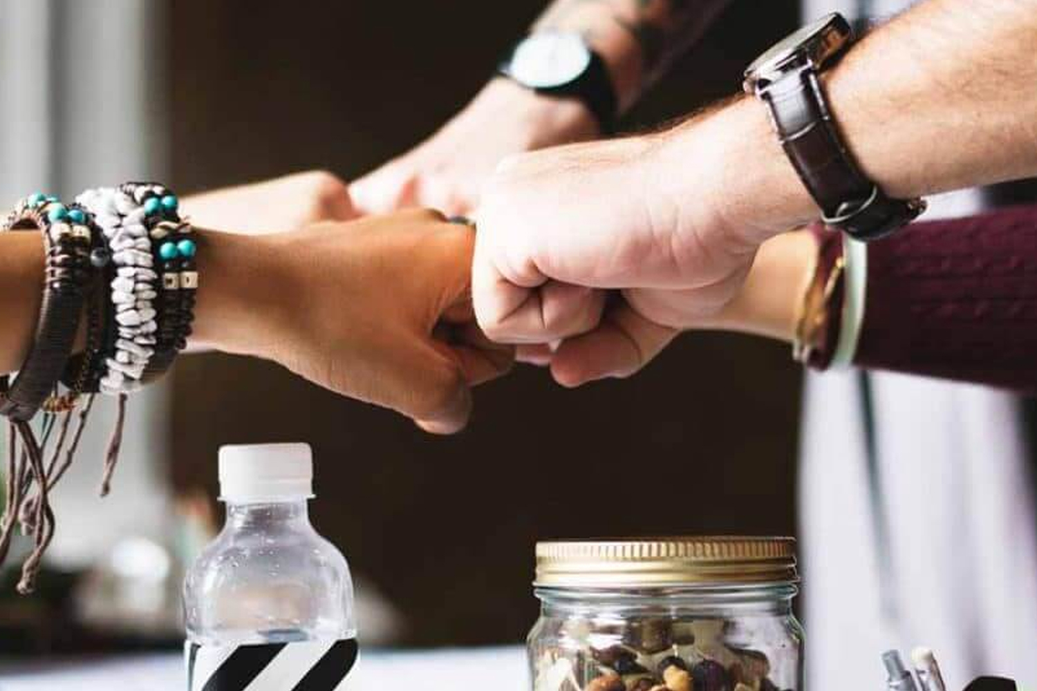 team working together